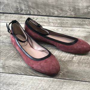 Suede Aerin Flats Never Worn